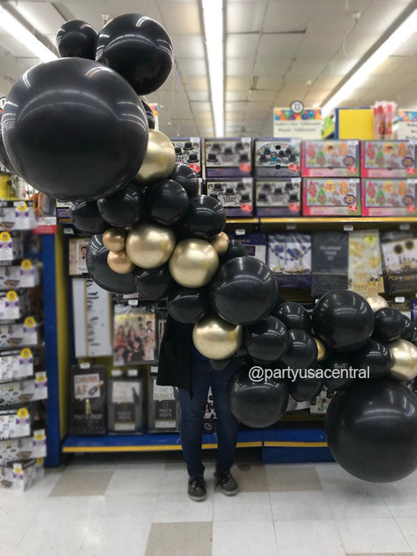 12ft Balloon Garland - New Years Glamour