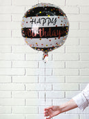 Rose Gold Birthday Helium Foil Balloon