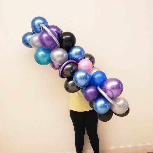 6ft Balloon Garland - Outer Space