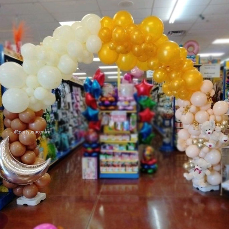 Organic Balloon Arch Sweet Baby Bear Themed Size 6x6