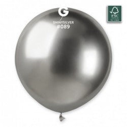 SHINY SILVER 19" GEMAR BALLOO