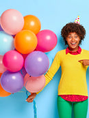 12 Latex Helium Balloons - Pick your Colors
