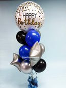 BB2 - Birthday Gold Balloon Bouquet