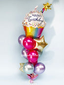 BB2 - Birthday Cupcake Balloon Bouquet