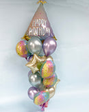 BB3 - Birthday Hat Balloon Bouquet