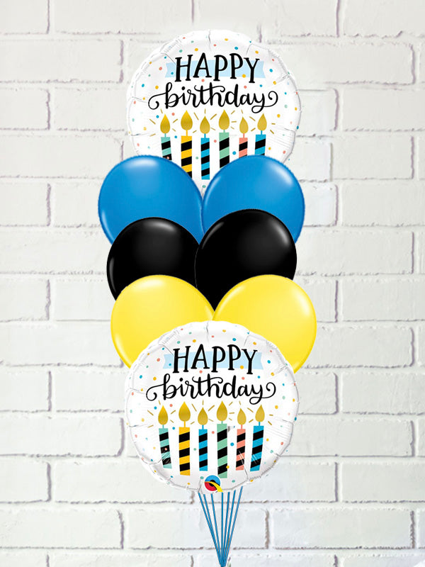 BB04 - Mini Birthday Candles Balloon Bouquet