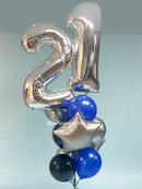 BB7 - Birthday Age Personalized Balloon Bouquet