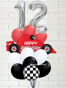 BB8 Maxi Balloon Bouquet- Race Car Happy Birthday