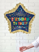 Birthday Blocks Helium Foil Balloon