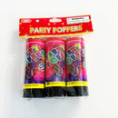 CONFETTI POPPERS 2PC 15CM