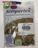 DELUXE LATTE 11" SEMPERTEX BALLOONS 25CT