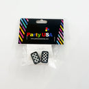 F1 BLACK CHECK EARRINGS