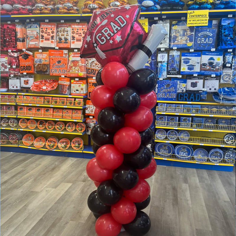 Graduation Classic Balloon Column