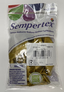 METALLIC GOLD 18" SEMPERTEX BALLOONS 6CT