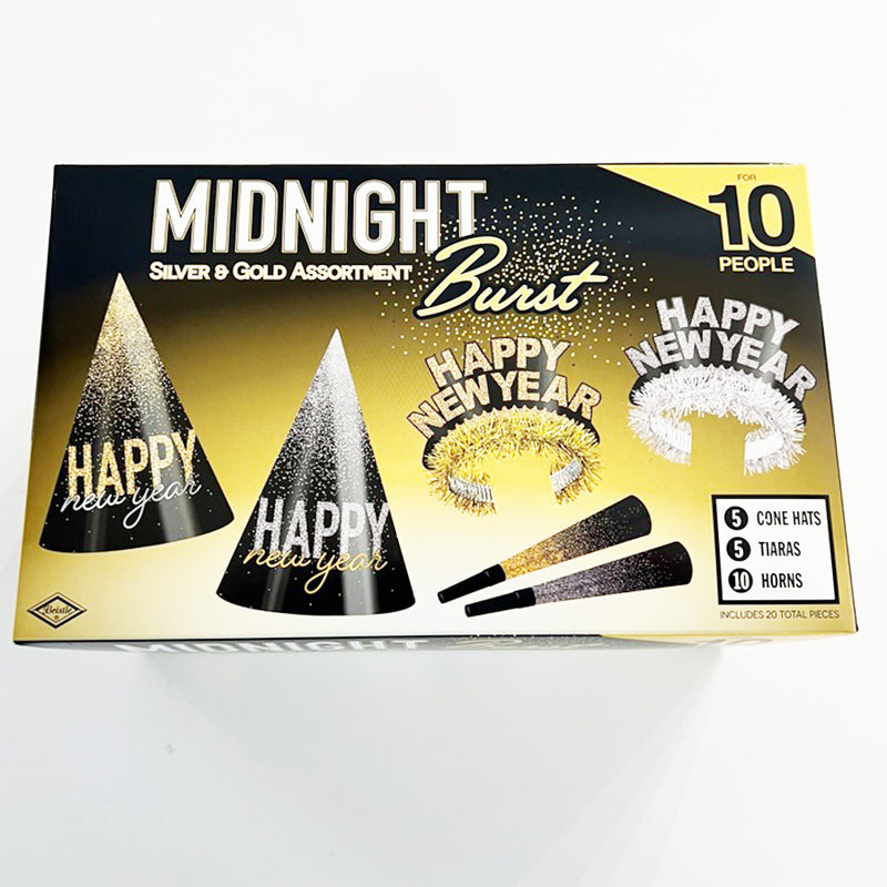 SILVER & GOLD MIDNIGHT FOR 10