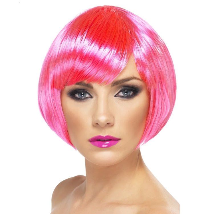 BABE WIG NEON PINK