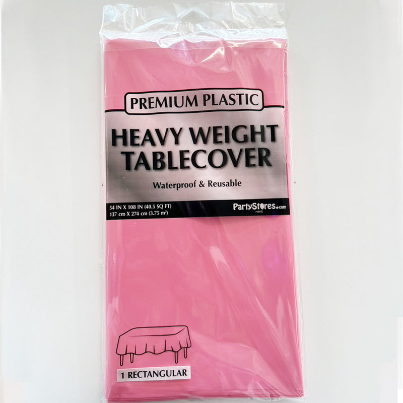 NEW PINK HEAVY DUTY TABLECOVER