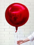 Red Orbz Helium Foil Balloon
