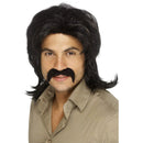 70S RETRO WIG, BLACK