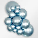 SILK ARTIC BLUE 5" SEMPERTEX BALLOONS 100CT