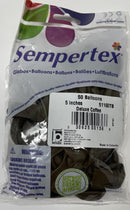 DELUXE COFFEE 11" SEMPERTEX BALLOONS 25CT