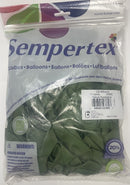 DELUXE EUCALYPTUS 11" SEMPERTEX BALLOONS 100CT