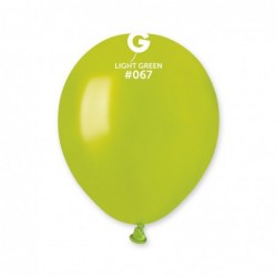 LIGHT GREEN 5" GEMAR BALLOONS