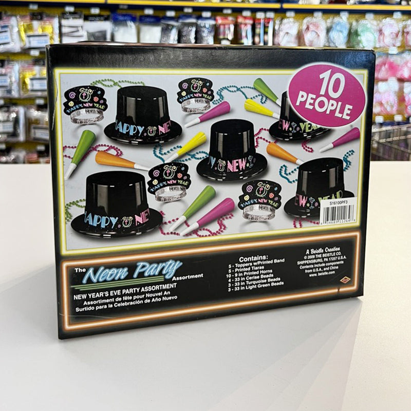 NEON PARTY HNY KIT FOR 10