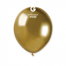 SHINY GOLD 5" GEMAR BALLOOONS