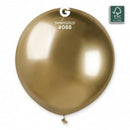 SHINY GOLD 19" GEMAR BALLOONS