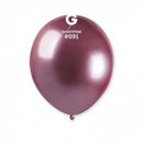 SHINY PINK 5" GEMAR BALLOONS