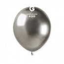 SHINY SILVER 5" GEMAR BALLOON