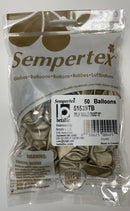 SILK GOLD DUST 5" SEMPERTEX BALLOONS 50CT