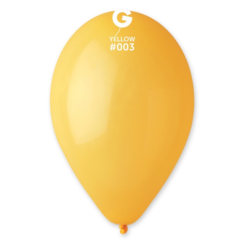 YELLOW 12" GEMAR BALLOONS