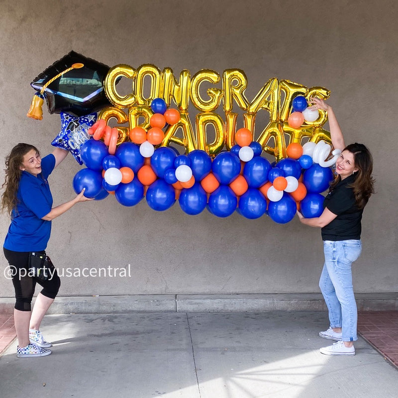 BB15 - Mega Congrats Graduate Marquee Balloon Bouquet