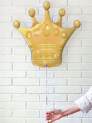 Birthday Crown 41" Helium Foil Balloon