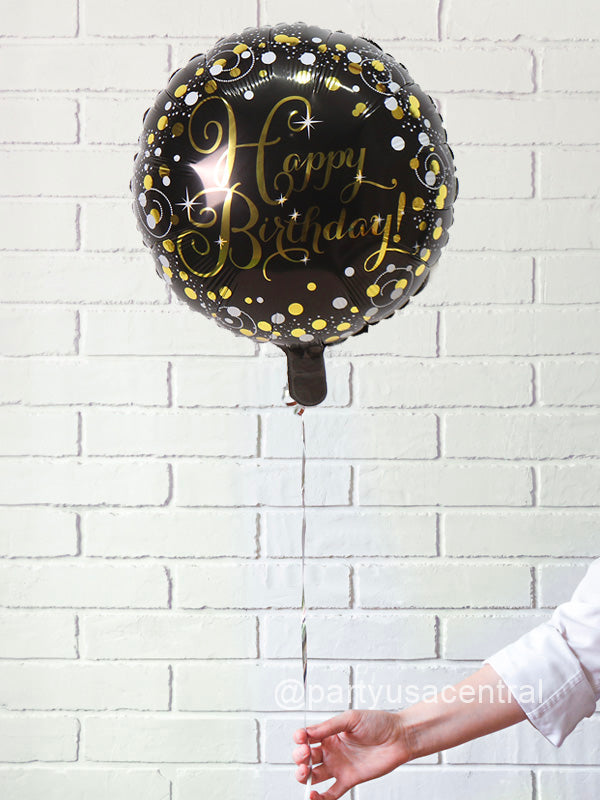 Sparkling Birthday Helium Foil Balloon