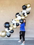 8ft Balloon Garland - New Year's Cheer
