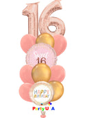 BB8 Maxi Balloon Bouquet- Sweet 16