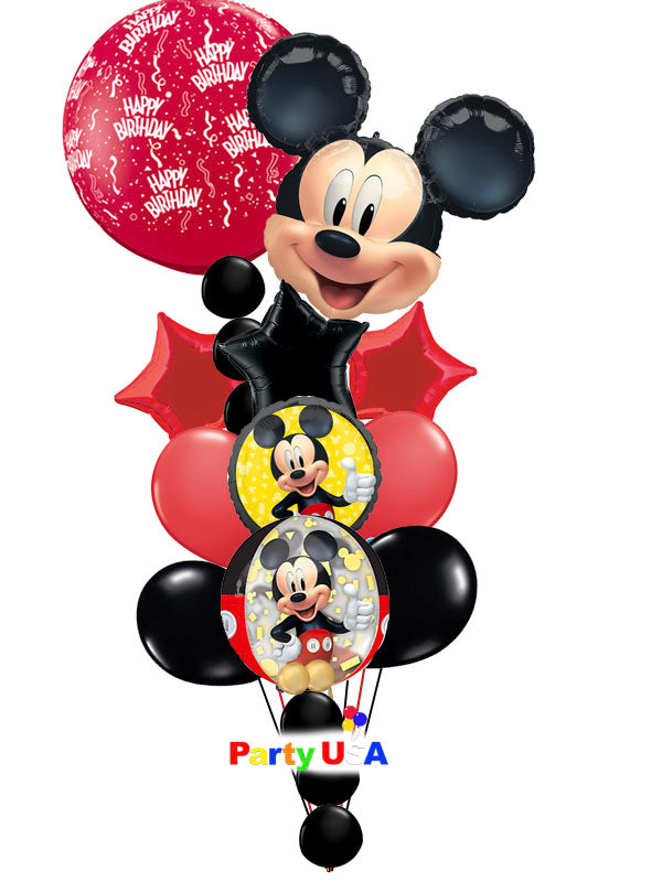 BB10 - WOW Mickey Mouse Balloon Bouquet