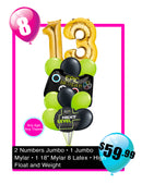 BB08 Maxi Balloon Bouquet- Level UP