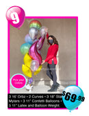 BB09 Birthday Twist Balloon Bouquet