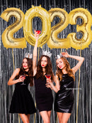 New Year's Eve 2023 Number Balloons - Gold Numbers