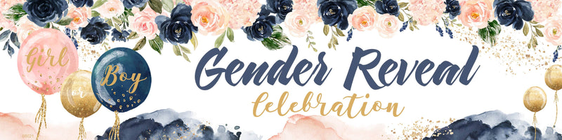 Gender Reveal Banner