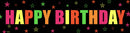 Neon Birthday Banner