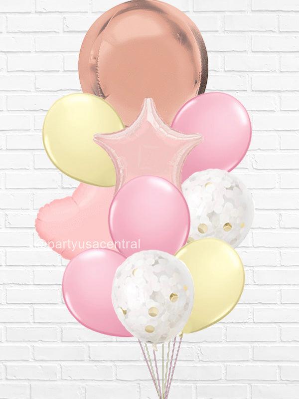 Whimsical Balloon Bouquet - Baby Girl